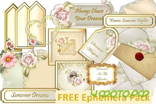 12 page Vintage Journaling Kit with FREE Ephemera - 254839