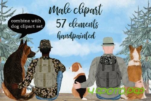 Male clipart, Custom Male Clipart - 3991712