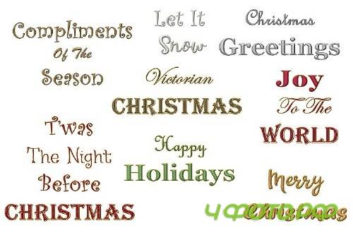 Christmas Journaling Bundle Free Ephemera and quotes CU - 300833