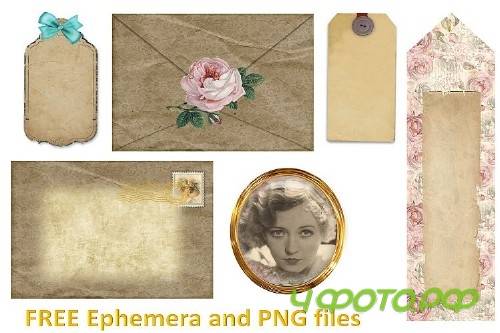 Journalling Papers with FREE Ephemera CU JPEG & PNG - 276930