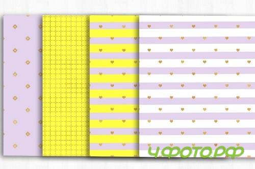 Floral Digital Papers Shabby Chic - 3999887