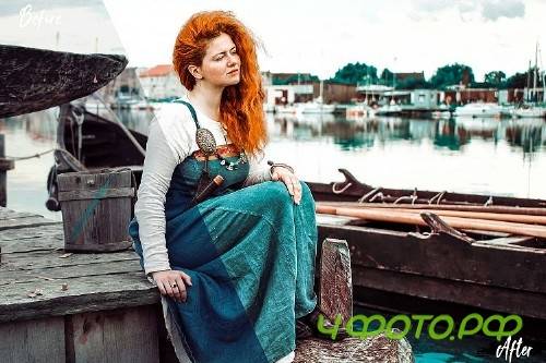 5 Summer Noon Mobile Lightroom Presets, warm orange preset  - 317984