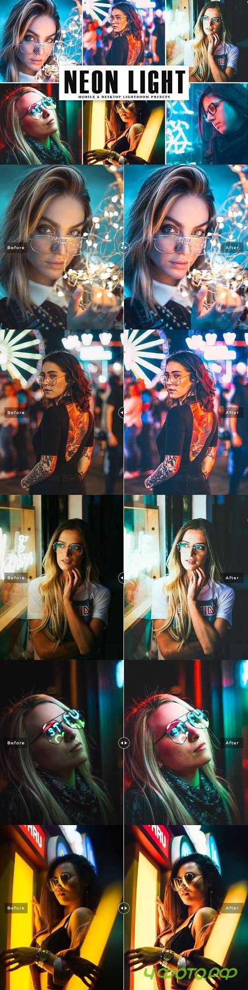 Neon Light Pro Lightroom Presets - 4041707
