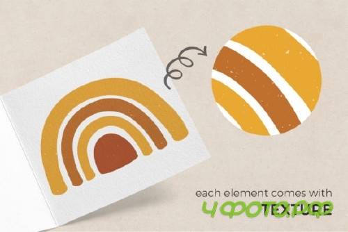 Modern Abstract Shapes and Plants