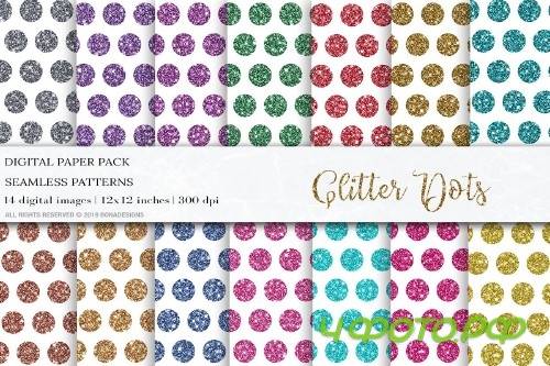 Glitter Dots Digital Papers - 4041712