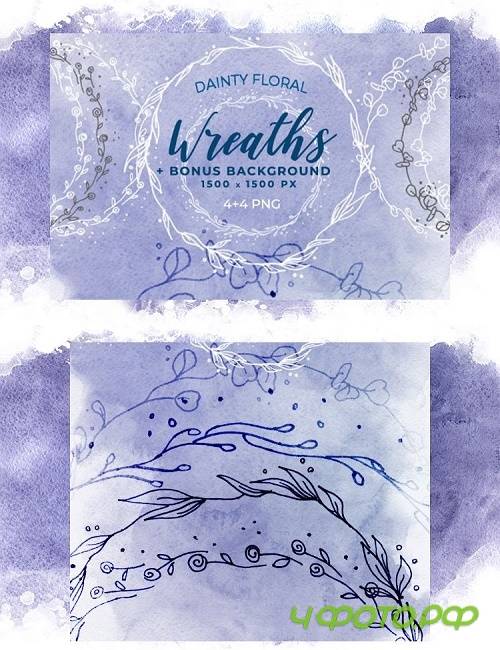 Dainty Floral Wreaths - 320683