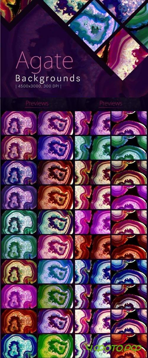 40 Agate Backgrounds - 2542242