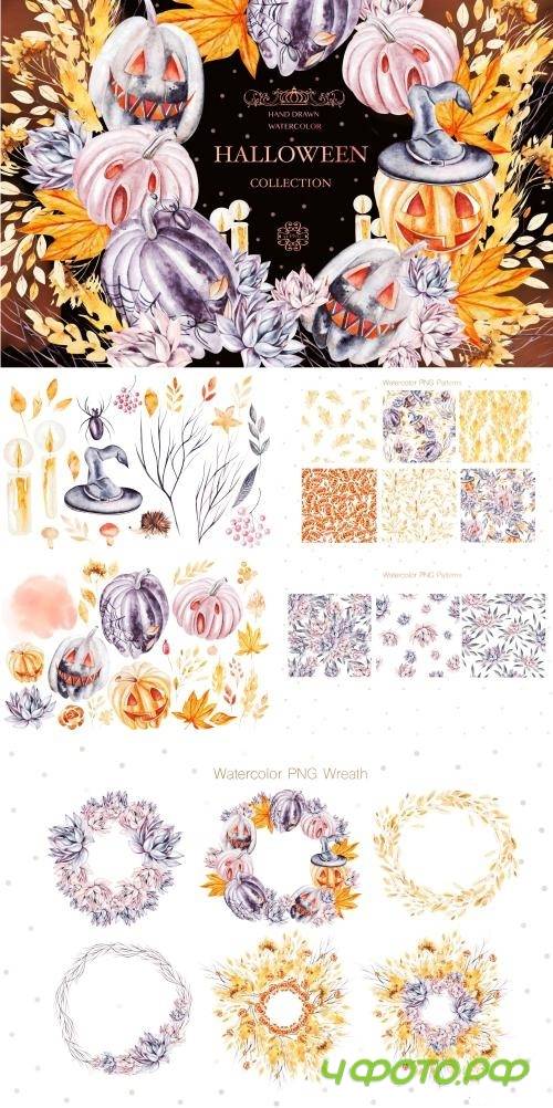 Watercolor Halloween collection - 4016233
