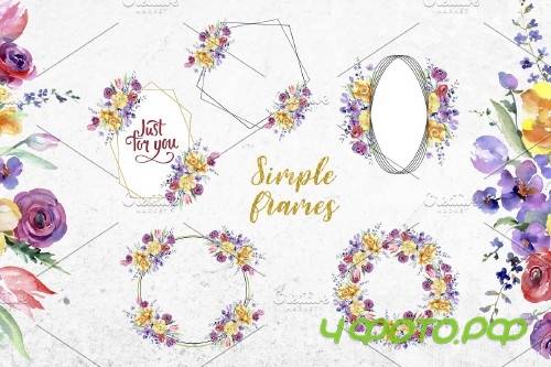 Bouquet flowers colorful mix - 4104034