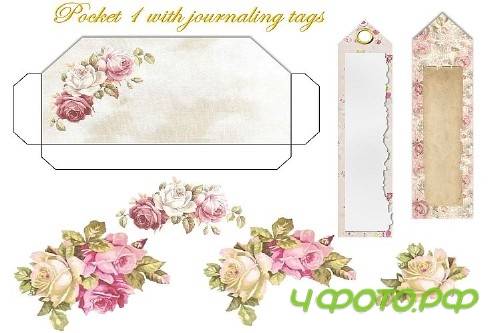 Printable Journal Kit. Shabby Chic Grunge with FREE Ephemera - 350597 Printable Journal Kit. Shabby Chic Grunge with FREE Ephemera - 350597