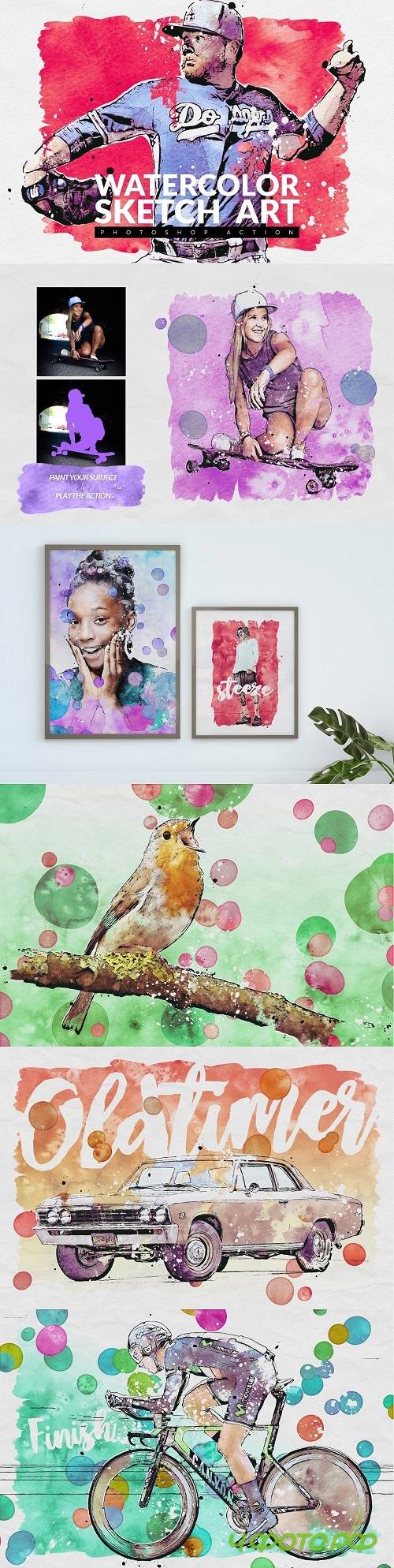 Watercolor Sketch Art - 4091950 Watercolor Sketch Art - 4091950