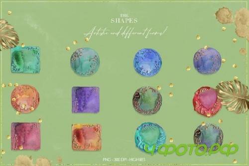 Tropical Watercolor Set - 2838049
