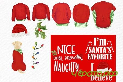Christmas family Santa Family - 4095846