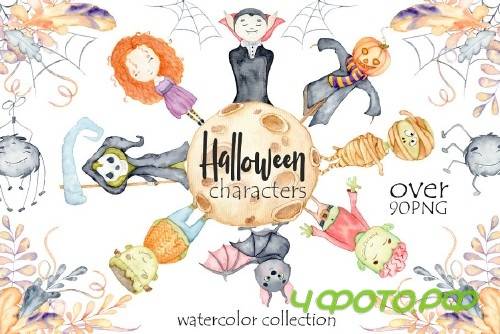 Halloween characters - 4108720