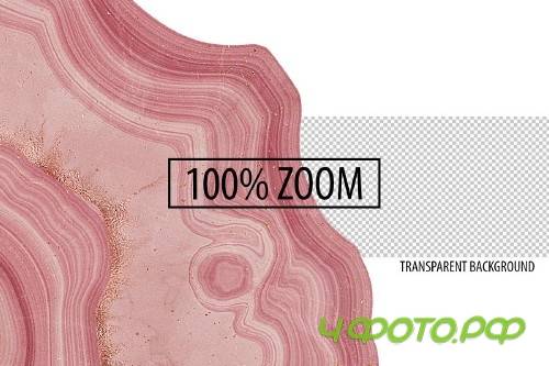 Pink Agate Illustrations & Textures - 4107043