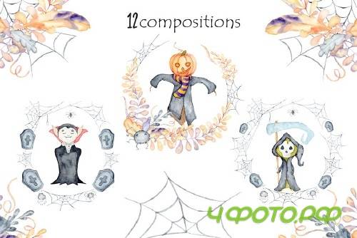 Halloween characters - 4108720