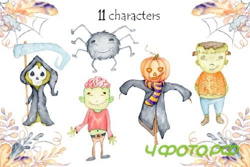 Halloween characters - 4108720