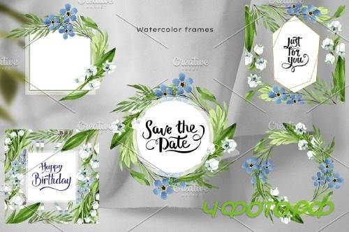 lily of the valley and forget-me-not - 4103898