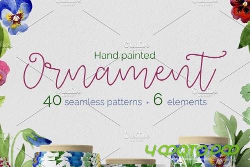 Floral ornament Patriot Ukraine - 4106955
