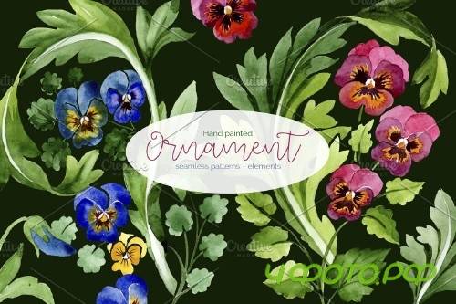 Floral ornament Patriot Ukraine - 4106955