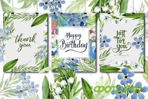 lily of the valley and forget-me-not - 4103898