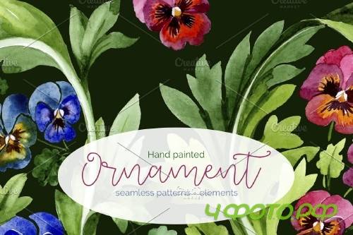 Floral ornament Patriot Ukraine - 4106955
