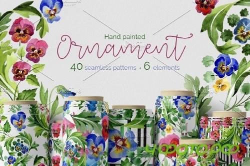Floral ornament Patriot Ukraine - 4106955