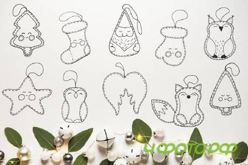 Christmas toys Hand drawn set - 1990638 Christmas toys Hand drawn set - 1990638