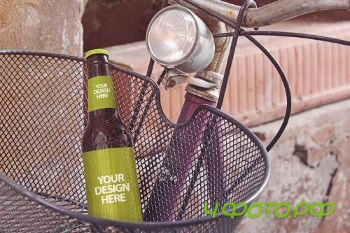 Bike Basket Beer Mockup - 4115167