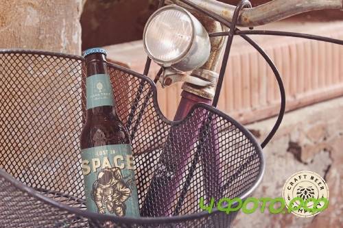 Bike Basket Beer Mockup - 4115167