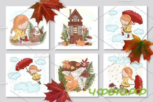 Fall Advanture - Autumn Season Cartoon - 4161778