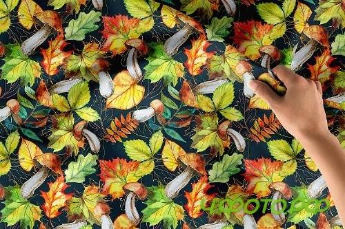 Autumn leave. Watercolor - 364586