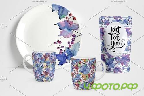 Blue currant leaf illustration png - 4194432