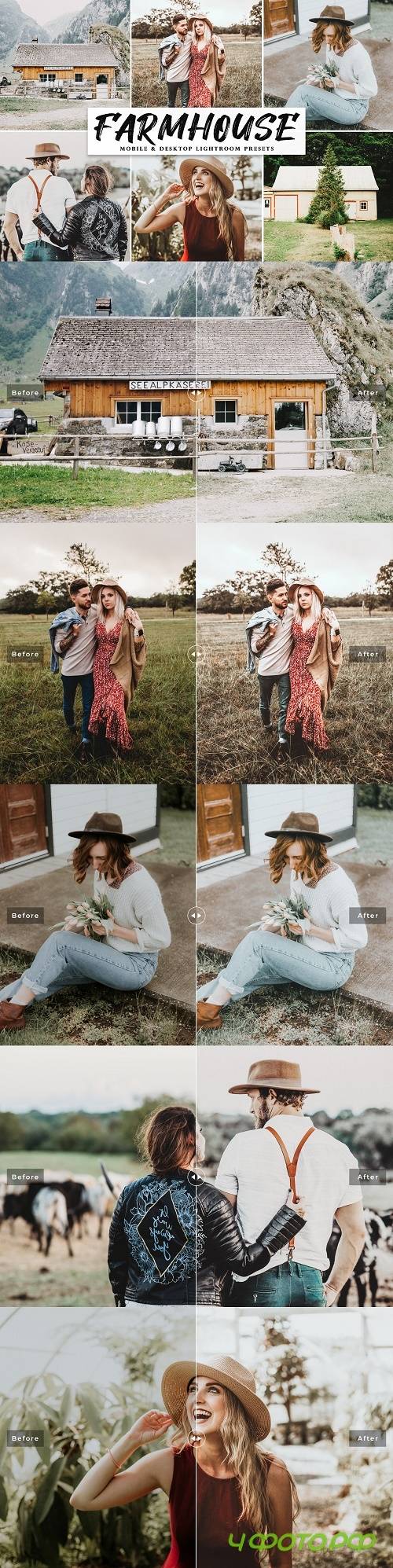 Farmhouse Lightroom Presets Pack - 4226183 - Mobile & Desktop