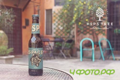 Chair Beer Mockup Duo - 4179814