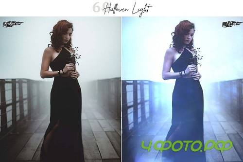 60 Halloween lights Effect Photo Overlays - 375135