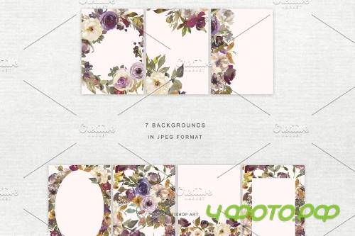Autumn Flowers Clipart Collection - 4042899