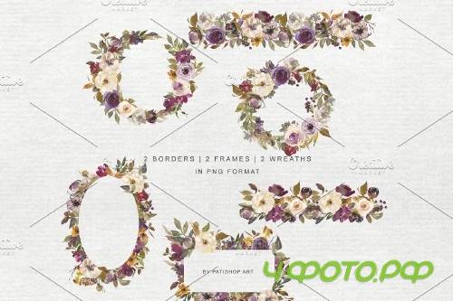 Autumn Flowers Clipart Collection - 4042899