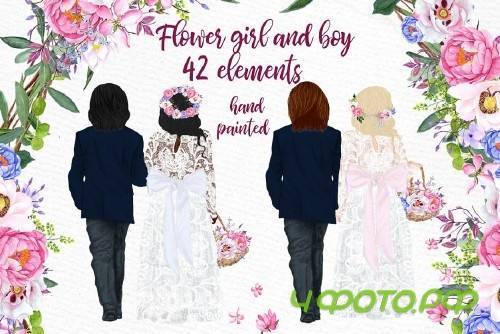 Wedding Flower Girl and Page boy - 4279231