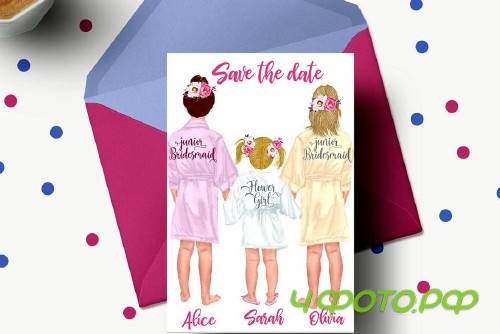 Flower girls Junior Bridesmaids - 4284795