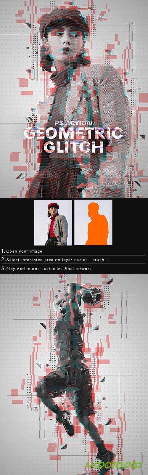 Geometric Glitch Photoshop Action 25029782 Geometric Glitch Photoshop Action 25029782