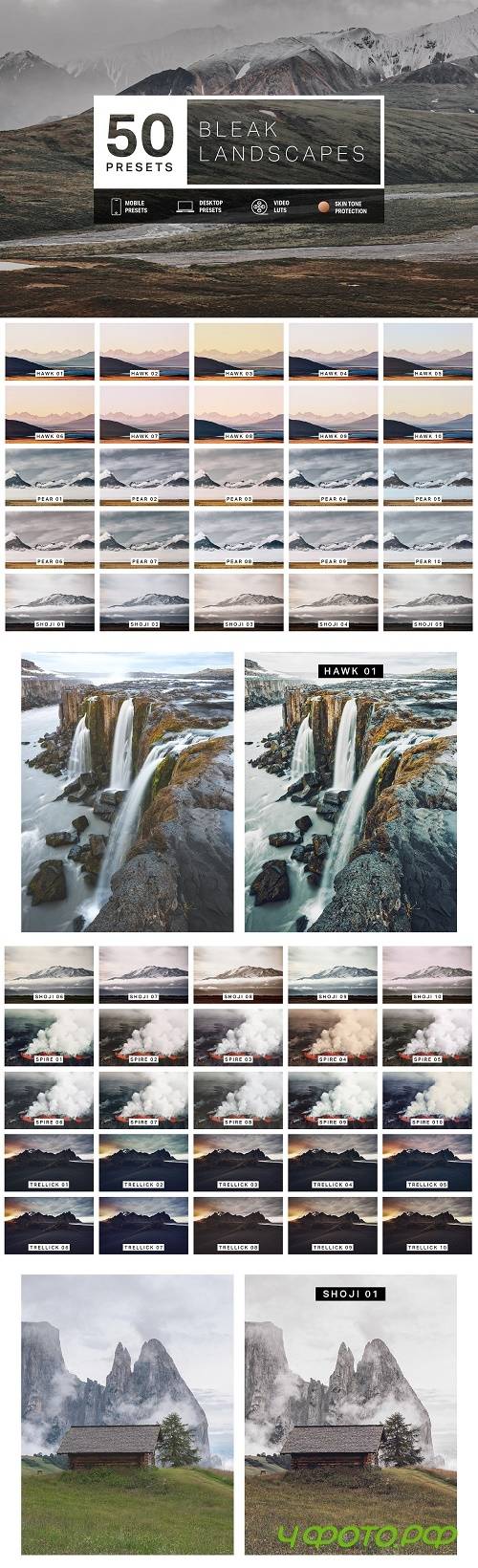 50 Bleak Lightroom Presets + LUTs - 4182838 50 Bleak Lightroom Presets + LUTs - 4182838