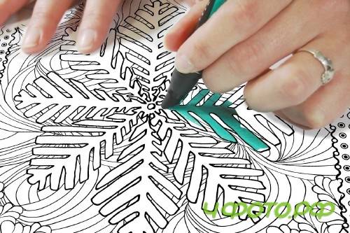 Christmas Coloring Desk Calendar - 4109391