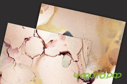 Gold Foil Ink+Watercolor Christmas - 3430948