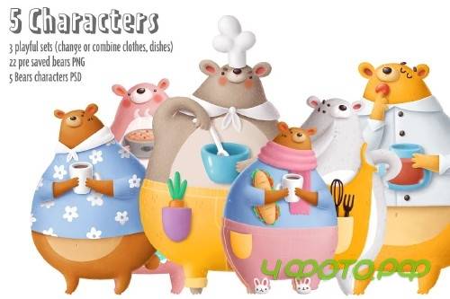 Bears in the kitchen - 3292298