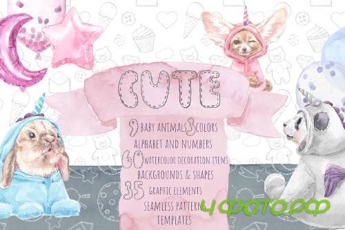 Cute Baby Unicorn Collection - 3698662