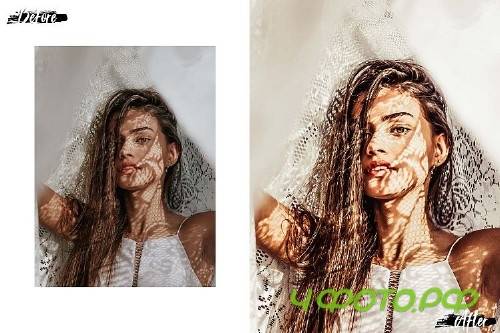 05 Nude Photoshop Actions, ACR and LUT presets, beige photo - 411813