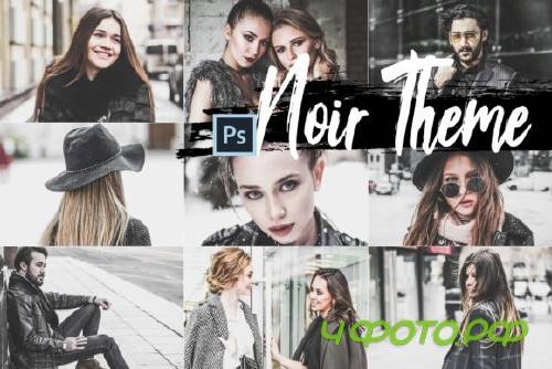 05 Noir Theme Photoshop Actions, ACR