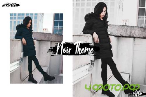 05 Noir Theme Photoshop Actions, ACR