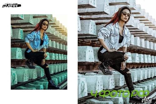 05 Fashion Wave Photoshop Actions, ACR and LUT presets - 412823